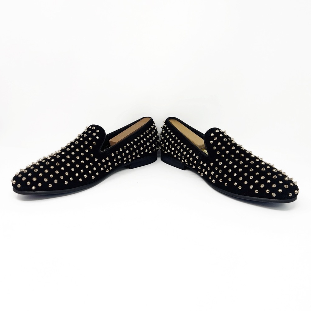 SOLD! Steve Madden Dreemz Spiked Studded Slip on Slipper Loafers - Picture 4 of 11